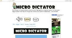 Desktop Screenshot of microdictator.com