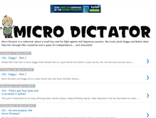 Tablet Screenshot of microdictator.com